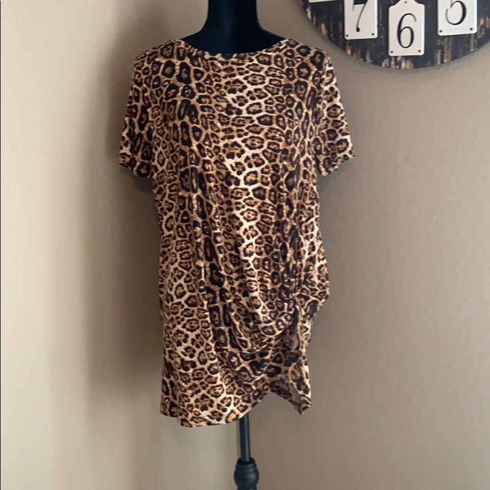 Leopard print tunic